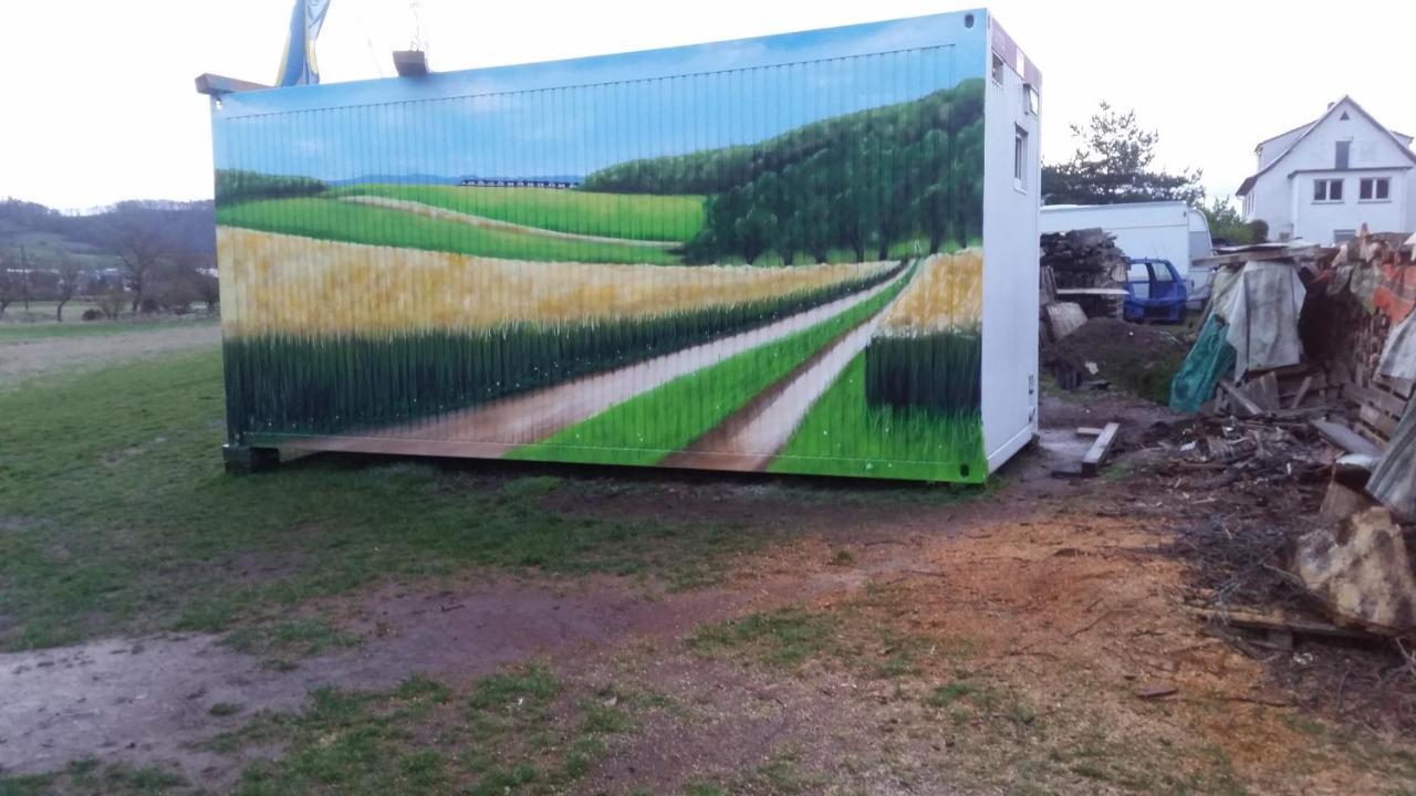 Gemuetlicher Wohnwagen In Der Natur Alheim Eksteriør billede